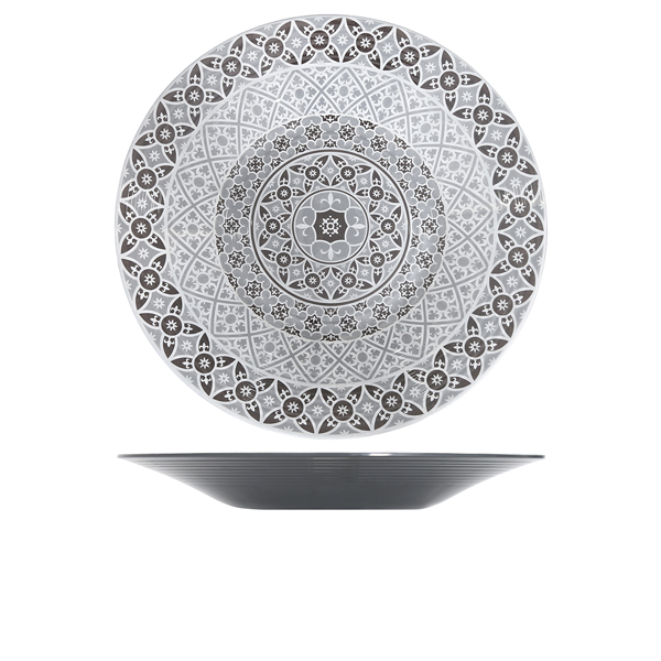 [BC-NMK480939] Grey Marrakesh Melamine Bowl 48 x 6cm
