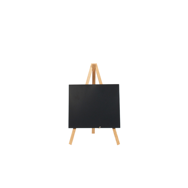 [BC-NMNI-B-KR] Mini Chalkboard Easel 24 X 11.5cm Wood Pk3