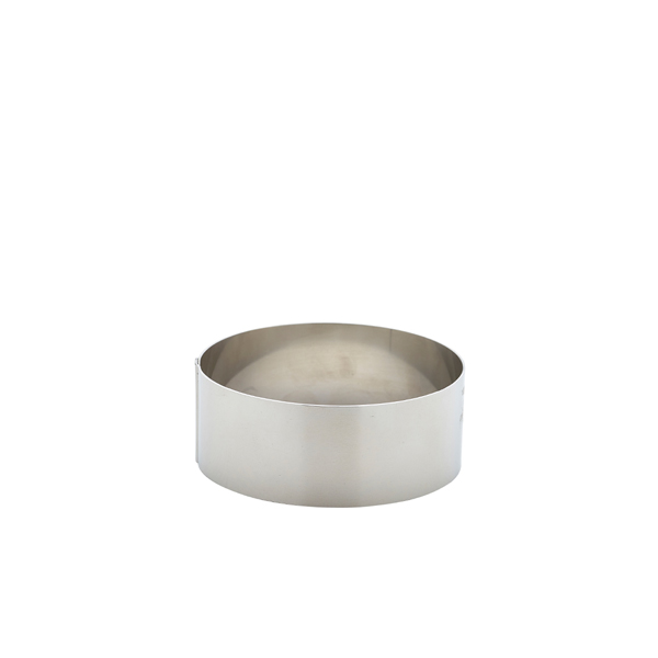 Stainless Steel Mousse Ring 9x3.5cm (Pack of 12)