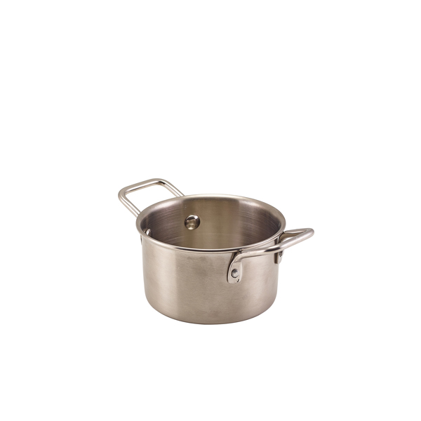 GenWare Mini Stainless Steel Casserole Dish 10 x 5.8cm (Pack of 12)