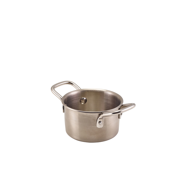 [BC-NMSCD9] GenWare Mini Stainless Steel Casserole Dish 9.2 x 5.2cm (Pack of 12)