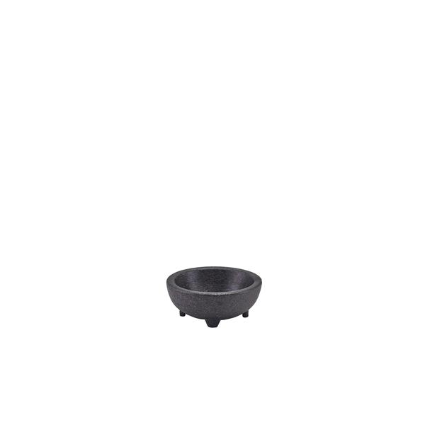 [BC-NMXB2BK] GenWare Black Polypropylene Mexican Mortar Bowl 7cl/ 2.5oz (Pack of 12)