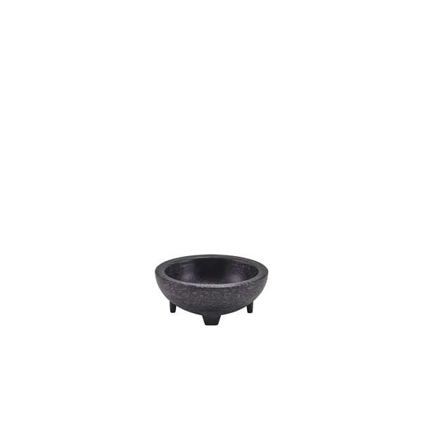 GenWare Black Polypropylene Mexican Mortar Bowl 11cl/ 4oz (Pack of 12)