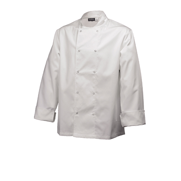 [BC-NNJ01-M] Basic Stud Jacket (Long Sleeve) White M Size