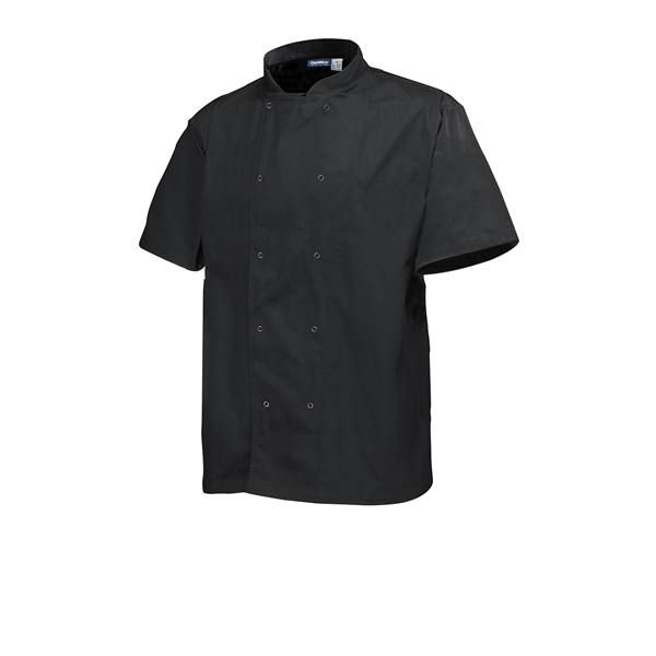 [BC-NNJ20-L] Basic Stud Jacket (Short Sleeve) Black L Size