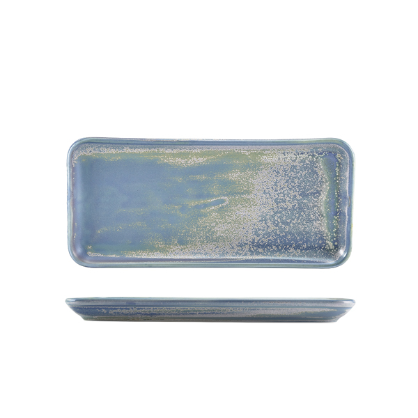 Terra Porcelain Seafoam Narrow Rectangular Platter 27 x 12.5cm (Pack of 6)