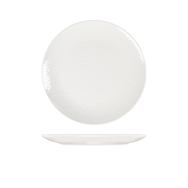 [BC-NOS271145] White Osaka Melamine Dinner Plate 27cm (Pack of 12)