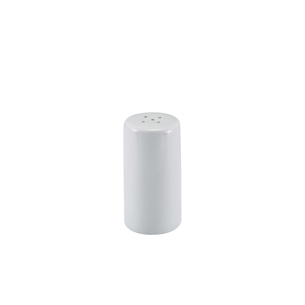 GenWare Porcelain Pepper Pot 8.2cm/ 3.25" (Pack of 6)