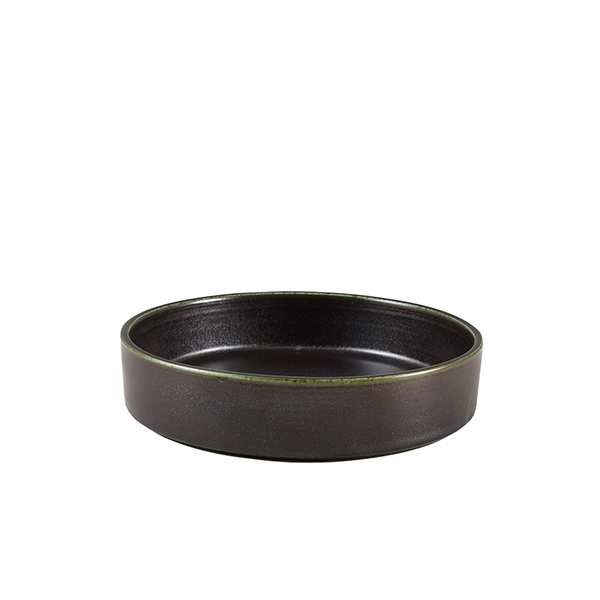 Terra Porcelain Black Presentation Bowl 18cm (Pack of 6)