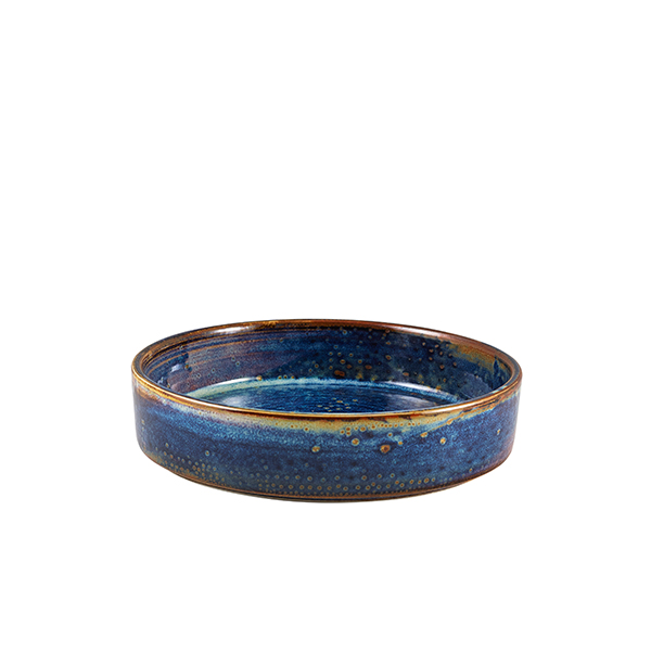 Terra Porcelain Aqua Blue Presentation Bowl 18cm (Pack of 6)