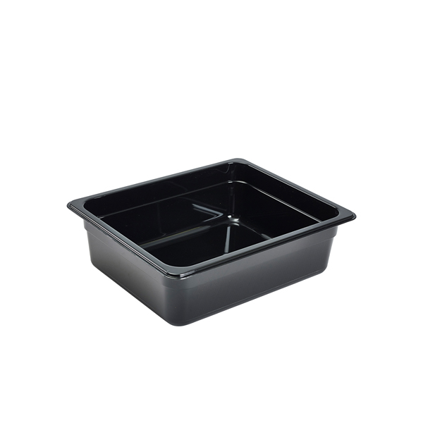 1/2 -Polycarbonate GN Pan 100mm Black