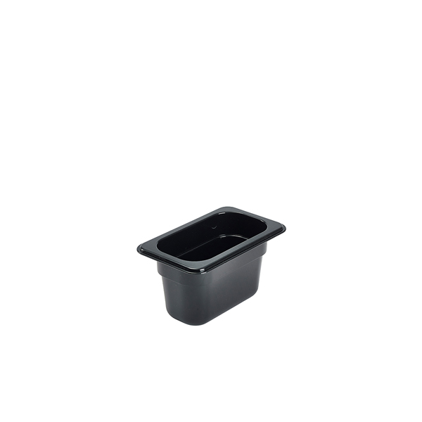 1/9 -Polycarbonate GN Pan 100mm Black