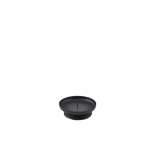 [BC-NPCH7] Pillar Candle Holder Black 90mm Dia (Pack of 10)
