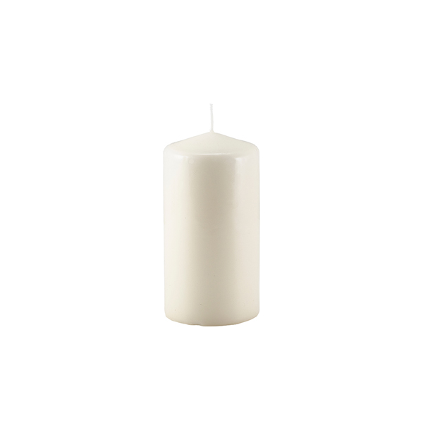 [BC-NPLC15] Pillar Candle 15cm H X 8cm Dia Ivory (Pack of 6)