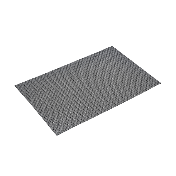 Placemat Silver 45 x 30cm PVC
