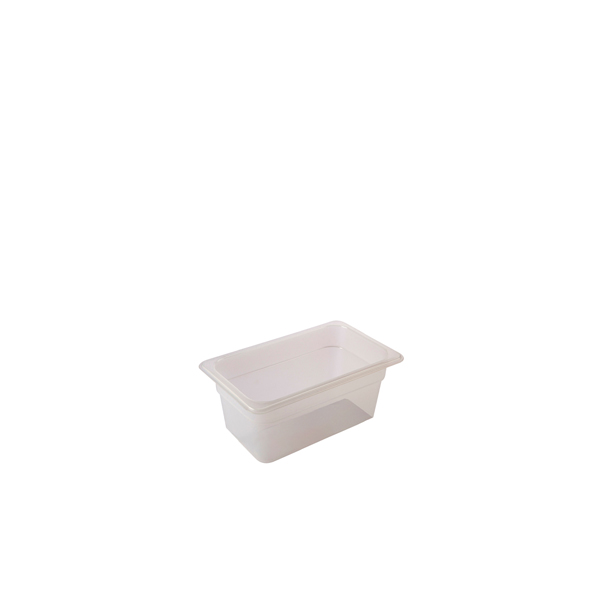 1/9 -Polypropylene GN Pan 100mm Clear (Pack of 6)