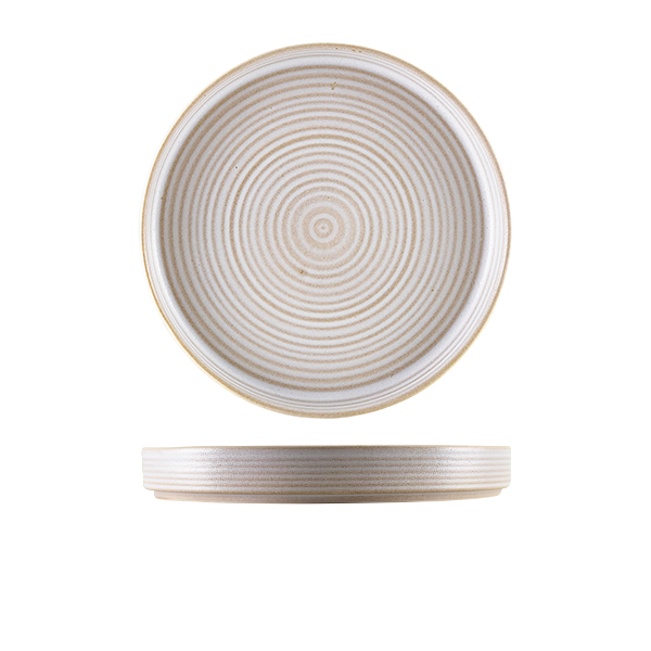 [BC-NPR-ABR21] Antigo Stoneware Barley Presentation Plate 21cm (Pack of 6)