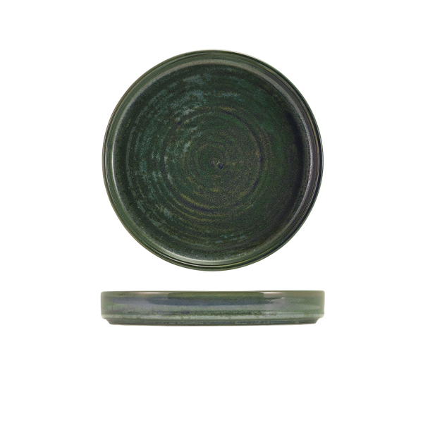 Terra Porcelain Aqua Green Presentation Plate 18cm (Pack of 6)