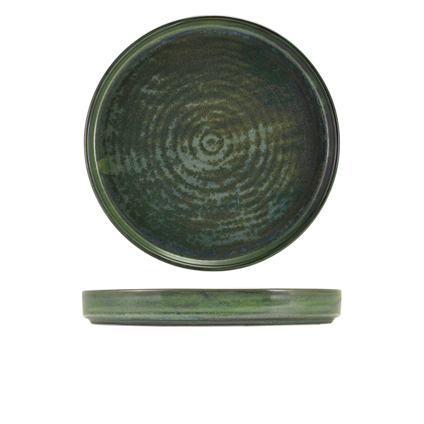 [BC-NPR-PAG26] Terra Porcelain Aqua Green Presentation Plate 26cm (Pack of 6)