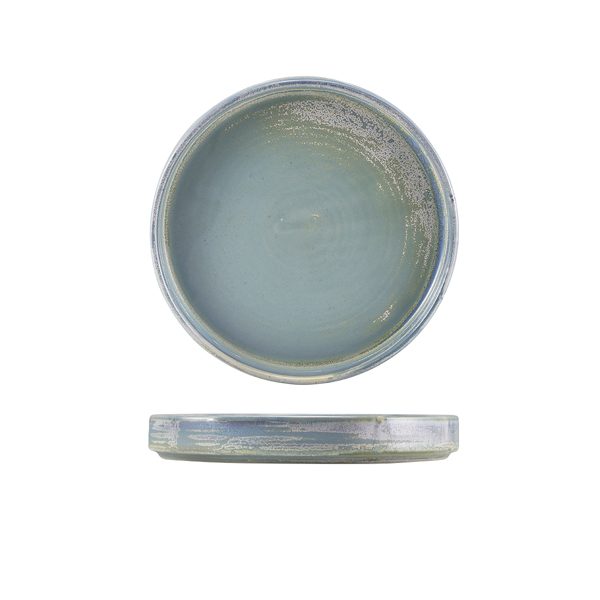 [BC-NPR-PSF18] Terra Porcelain Seafoam Presentation Plate 18cm (Pack of 6)