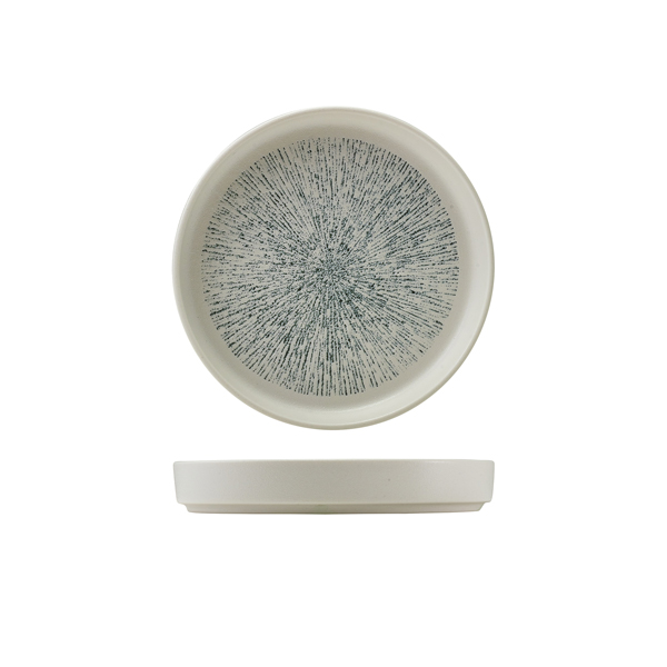 Sereno Porcelain Strato Presentation Plate 18cm (Pack of 6)