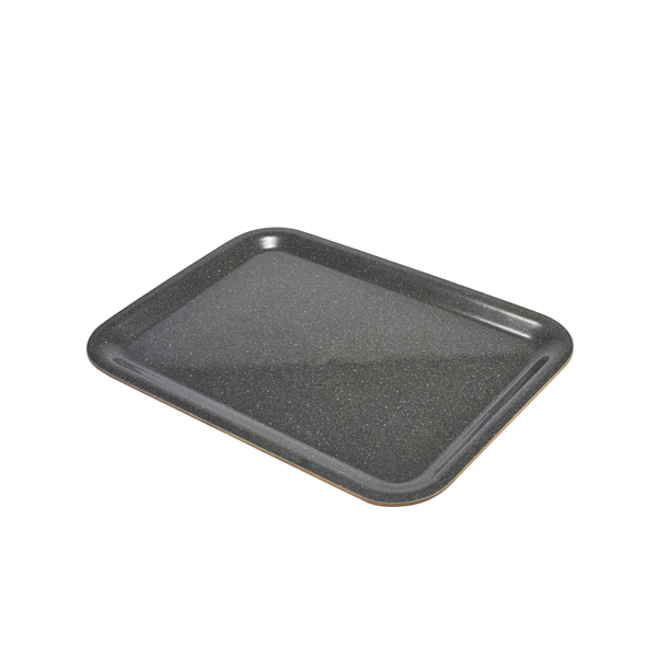 [BC-NPT4634DG] Laminated Wood Tray 46 X 34cm - Dark Granite