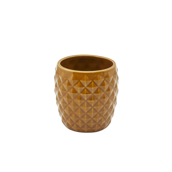 [BC-NPTM400BR] Genware Brown Pineapple Tiki Mug 40cl/ 14oz (Pack of 4)