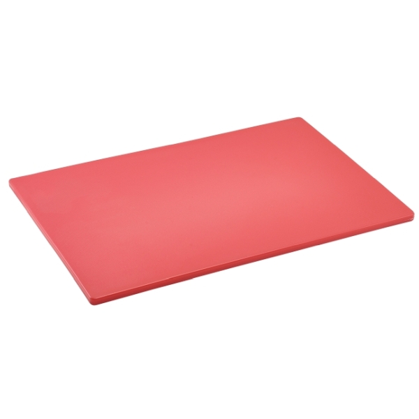 [BC-NR1812] GenWare Red Low Density Chopping Board 18 x 12 x 0.5"