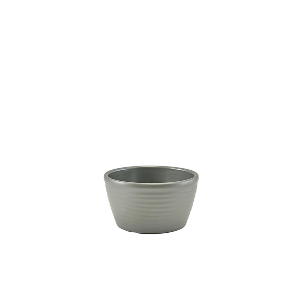 [BC-NR278-04] GenWare Melamine Matt Grey Ripple Ramekin 56ml/ 2oz (Pack of 24)