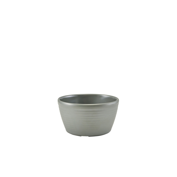 [BC-NR287-04] GenWare Melamine Matt Grey Ripple Ramekin 113ml/ 4oz (Pack of 24)