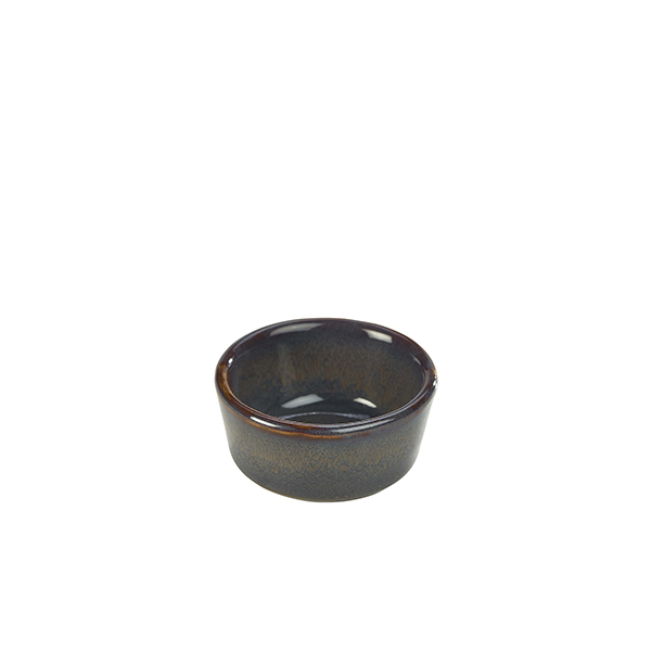 [BC-NRAM-BL15] Rustic Stoneware Blue Ramekin 4.5cl/ 1.5oz (Pack of 12)