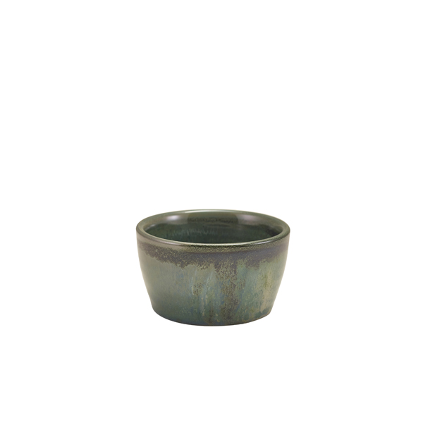 [BC-NRAM-PAG4] Terra Porcelain Aqua Green Ramekin 13cl/4.5oz (Pack of 12)