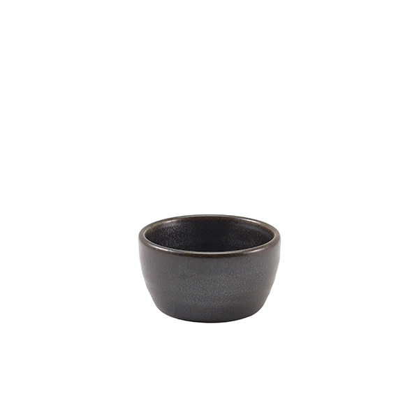 [BC-NRAM-PBK2] Terra Porcelain Black Ramekin 7cl/ 2.5oz (Pack of 12)