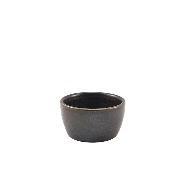[BC-NRAM-PBK4] Terra Porcelain Black Ramekin 13cl/ 4.5oz (Pack of 12)