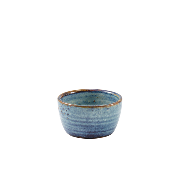 [BC-NRAM-PBL4] Terra Porcelain Aqua Blue Ramekin 13cl/ 4.5oz (Pack of 12)