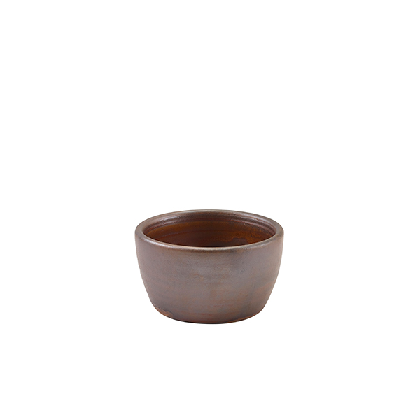 [BC-NRAM-PRC4] Terra Porcelain Rustic Copper Ramekin 13cl/ 4.5oz (Pack of 12)