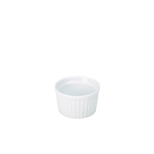 [BC-NRAM8-W] 8cm Stacking Ramekin - White (Pack of 12)