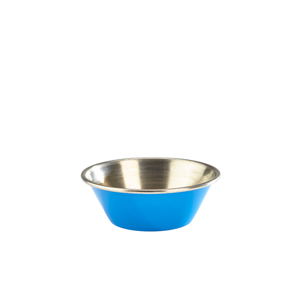 [BC-NRAMST115BL] GenWare Blue Stainless Steel Ramekin 43ml/ 1.5oz (Pack of 24)