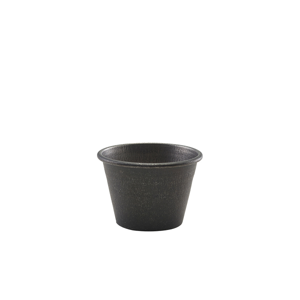 GenWare Black Vintage Steel Ramekin 71ml/ 2.5oz (Pack of 24)