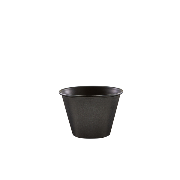 [BC-NRAMST2MTBK] GenWare Metallic Black Ramekin 71ml/ 2.5oz (Pack of 24)