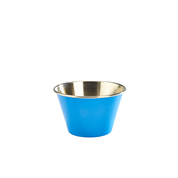 [BC-NRAMST6BL] GenWare Blue Stainless Steel Ramekin 17cl/ 6oz (Pack of 24)