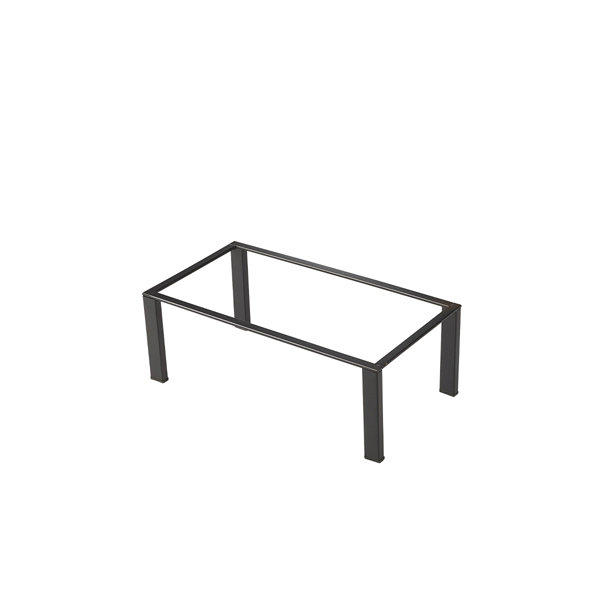 [BC-NRSR-GN1312] Black GN Buffet Riser GN 1/3 12cm (H)