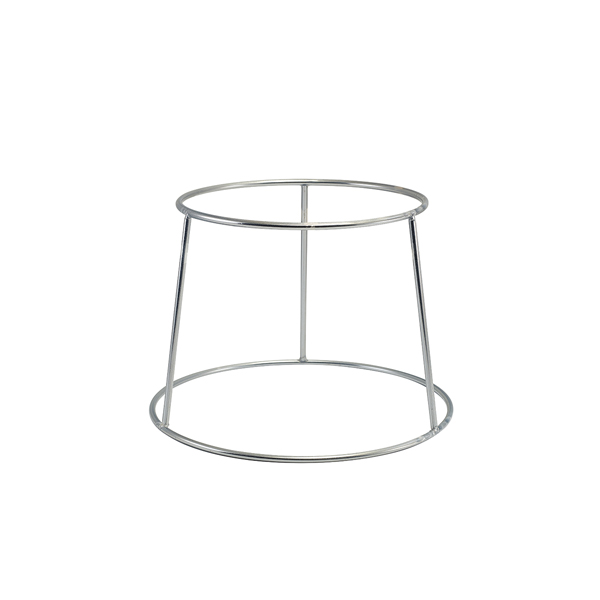 [BC-NRSR-RS18] GenWare Silver Anti-Slip Round Buffet Riser 18cm