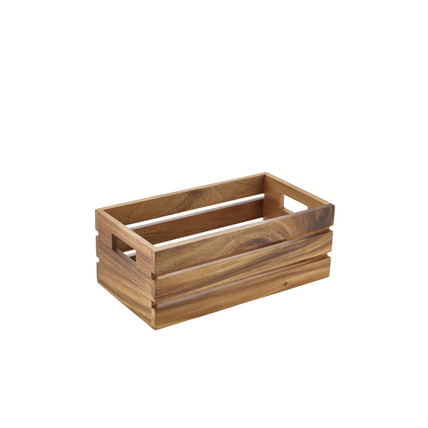 [BC-NRSR-W3218] Genware Acacia Wood Box/ Riser GN 1/3