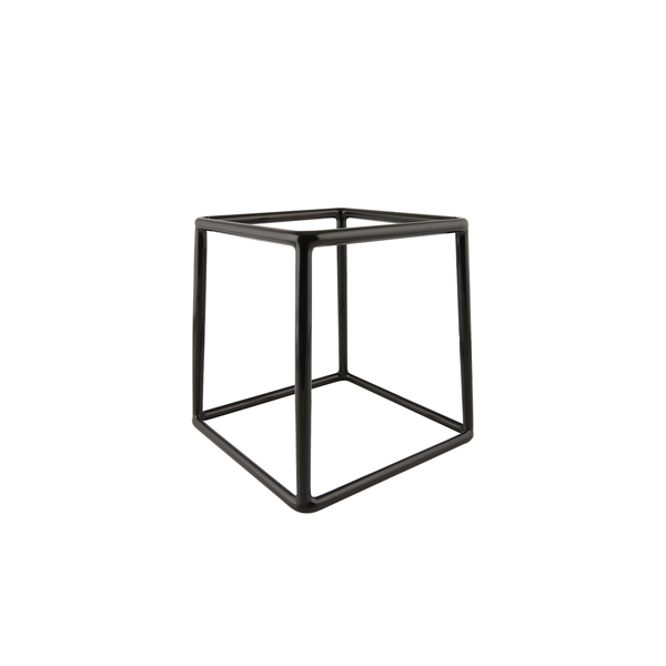 Genware Black Anti-Slip Buffet Riser 18 x 18cm