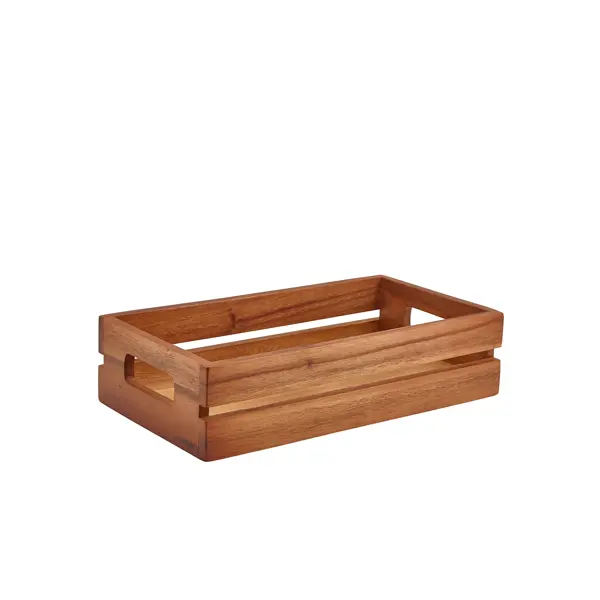 [BC-NRSR-WL3218] GenWare Acacia Wood Low Box/ Riser GN 1/3