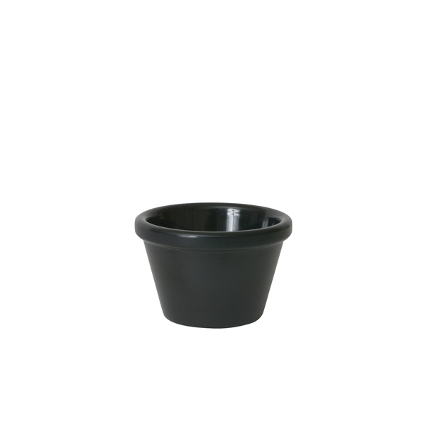 [BC-NS275-03] GenWare Melamine Black Smooth Ramekin 43ml/ 1.5oz (Pack of 24)
