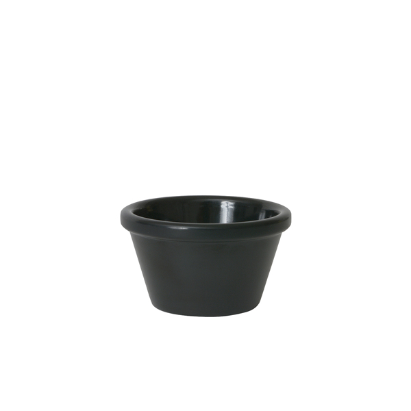[BC-NS278-03] GenWare Melamine Black Smooth Ramekin 59ml/ 2oz (Pack of 24)