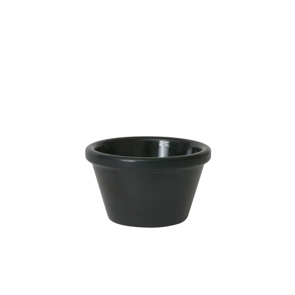 [BC-NS280-03] GenWare Melamine Black Smooth Ramekin 85ml/ 3oz (Pack of 24)