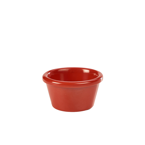 [BC-NS280-05] GenWare Melamine Red Smooth Ramekin 85ml/ 3oz (Pack of 24)